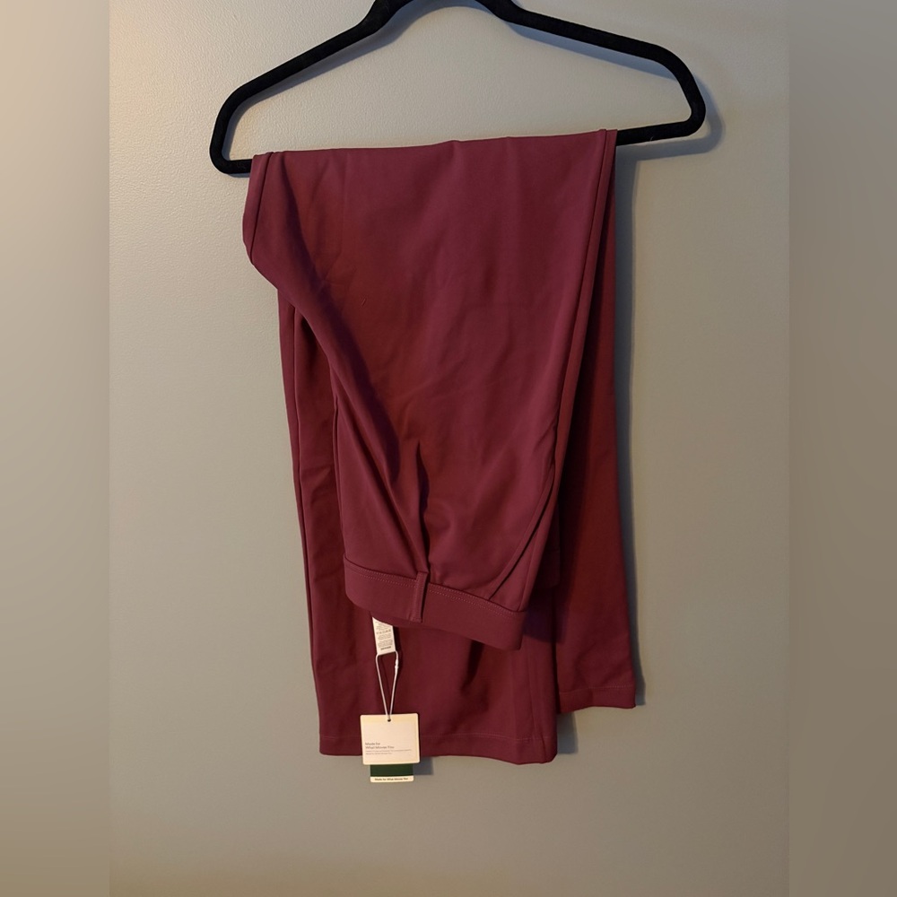Halara Flex Day Stretch High-Waisted Straight Leg Work Pants | Tall L | NWT
